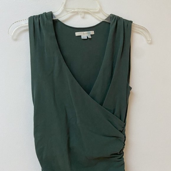 Boden faux wrap green dress - Picture 3 of 4